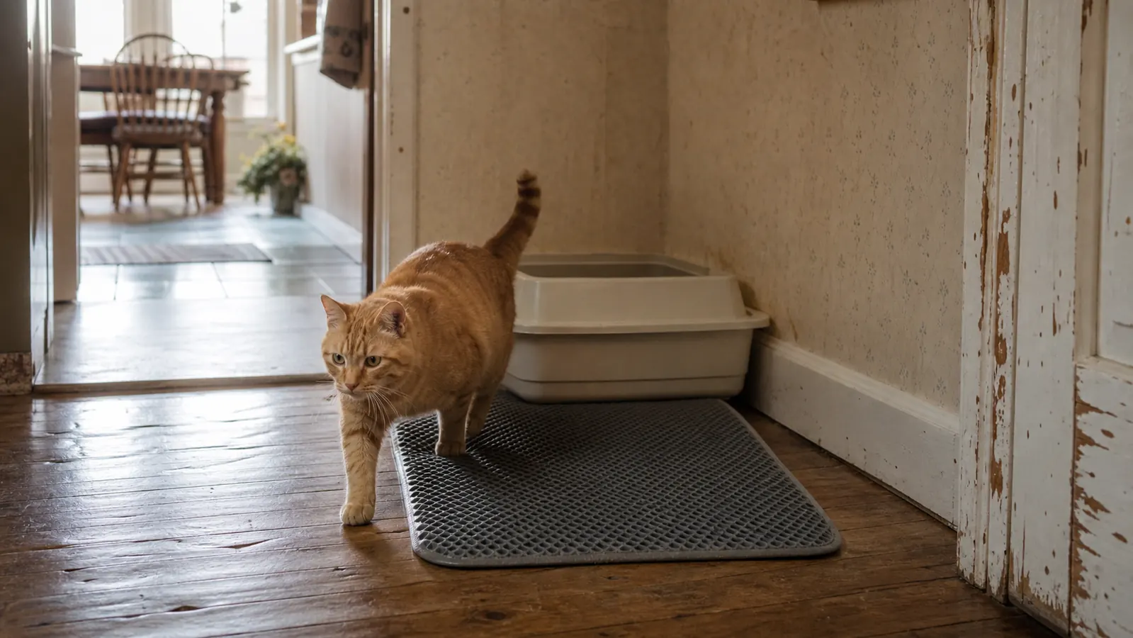 How to Stop Cat Litter Tracking With the Right Mat